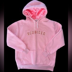 SCUBIEEE VALENTINE’S DAY SILK HOOD HOODIE